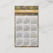 Dierlijk afdrukpatroon visitekaartje (Achterkant)