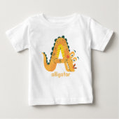 Dierlijk alfabet A voor alligator (Voorkant)