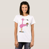 Dierlijk alfabet Flamingo T-shirt (Voorkant volledig)