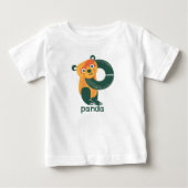 Dierlijk alfabet P voor Panda (Voorkant)