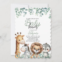 Dierlijk Baby shower ,eucalyptusbloem