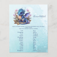 Dierlijk Baby shower spel