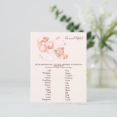 Dierlijk Baby shower spel (Staand voorkant)