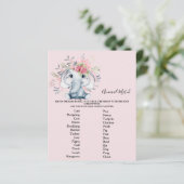 Dierlijk Baby shower spel (Staand voorkant)