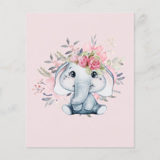 Dierlijk Baby shower spel (Achterkant)