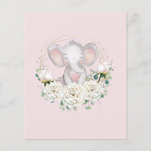 Dierlijk Baby shower spel (Achterkant)