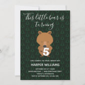 Dierlijk Beer Rustige kinderen Aanwezigheid Kaart (Voorkant)