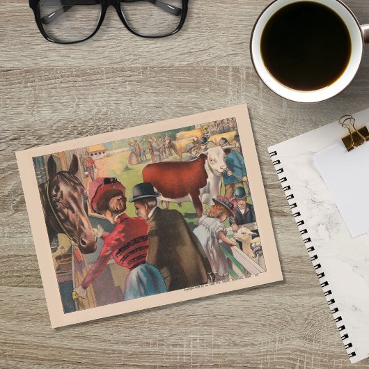  dierlijk Boerderij Ephemera Briefkaart