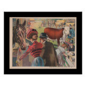 dierlijk Boerderij Ephemera Perfect Poster (Voorkant)