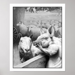 Dierlijk Boerderij - Squealer Poster