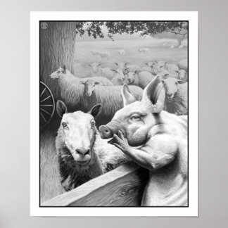 Dierlijk Boerderij - Squealer Poster