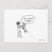 dierlijk briefkaart (Voorkant)