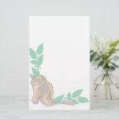 Dierlijk Briefpapier Pet Lovers Horse Briefpapier (Staand voorkant)