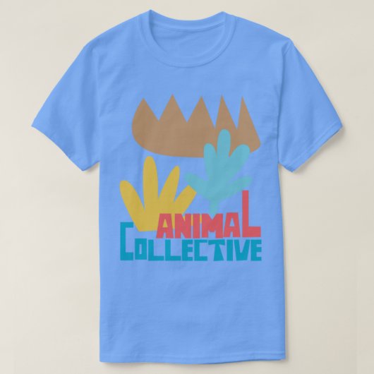 Dierlijk Collectief Retro Look Fan Art Design T-shirt (Design voorkant)