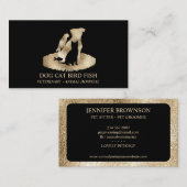 Dierlijk Dierenziekenhuis — Sitting van het Pet Visitekaartje (Voorkant / Achterkant)