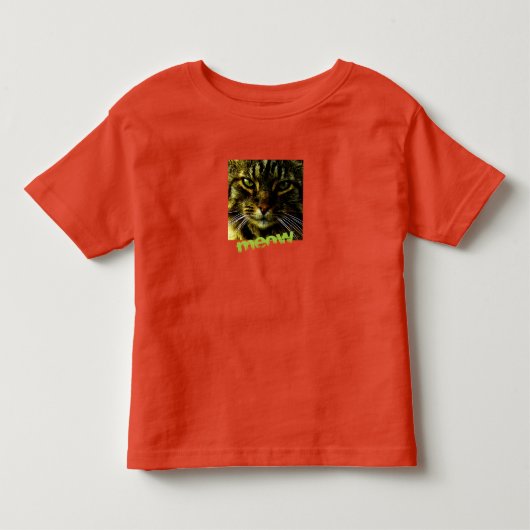 Dierlijk gezicht hypnotiserende kattenogen kinder shirts (Voorkant)