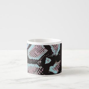 Dierlijk huidpatroon, ontwerp. espresso kop