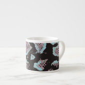 Dierlijk huidpatroon, ontwerp. espresso kop (Voorkant rechts)