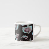 Dierlijk huidpatroon, ontwerp. espresso kop (Rechts)