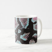 Dierlijk huidpatroon, ontwerp. koffiemok (Voorkant rechts)