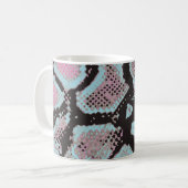 Dierlijk huidpatroon, ontwerp. koffiemok (Voorkant links)