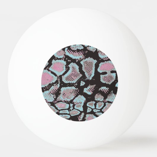 Dierlijk huidpatroon,  ontwerp. pingpongbal (Voorkant)