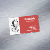 Dierlijk klinisch Visitekaartje Magnet Magnetisch Visitekaartje (Voorbeeld)