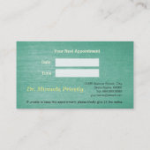 Dierlijk Klinisch Ziekenhuisziekenhuis Afsprakenkaartje (Achterkant)