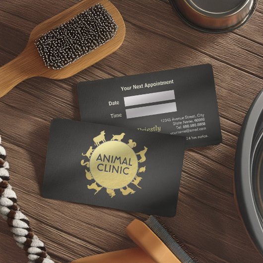 Dierlijk Klinisch Ziekenhuisziekenhuis Afsprakenkaartje