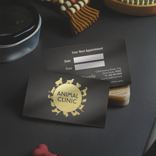 Dierlijk Klinisch Ziekenhuisziekenhuis Afsprakenkaartje