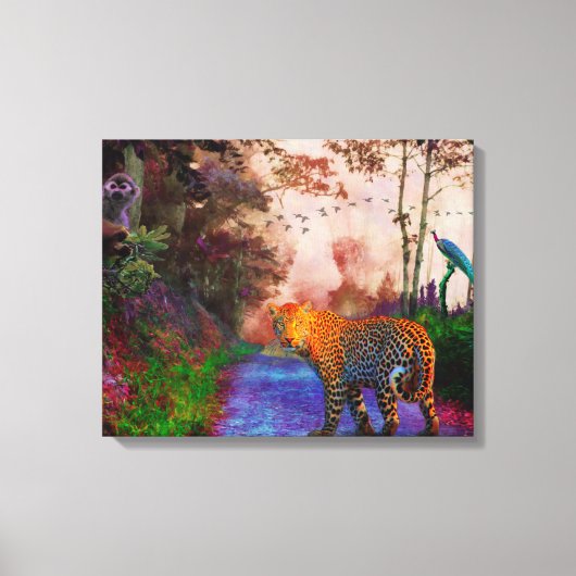 Dierlijk Koninkrijk 1 Canvas Afdruk (Voorkant)