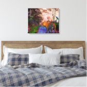 Dierlijk Koninkrijk 1 Canvas Afdruk (Insitu (Slaapkamer))