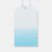 Dierlijk kruk met een vlinder en walvis cadeaulabel (Achterkant)