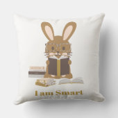 Dierlijk lezen Hoek Decor Kussen (Achterkant)