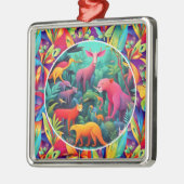 Dierlijk Oerwoud Metalen Ornament (Links)