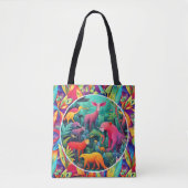 Dierlijk Oerwoud Tote Bag (Voorkant)