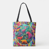 Dierlijk Oerwoud Tote Bag (Achterkant)