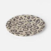Dierlijk patroon van de Druk van Leopard Papieren Bordje (Gekanteld)