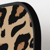 Dierlijk patroon van de Druk van Leopard Pickleball Paddle (Links Detail)
