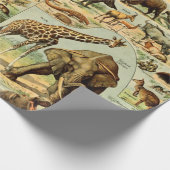  dierlijk print Afrikaanse wilde dieren Cadeaupapier (Hoek)