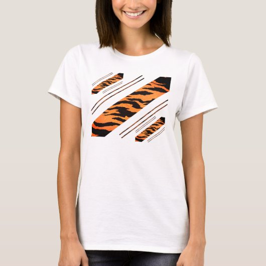 Dierlijk Prints Ontwerp T-shirt (Voorkant)