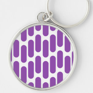 Dierlijk rond patroon sleutelhanger