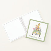 Dierlijk Safari Baby shower Guest Book Notitieboek (Binnen)