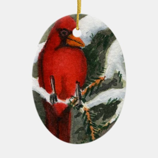 Dierlijk siermiddel keramisch ornament (Voorkant)