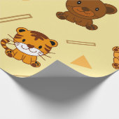 Dierlijk verpakkingspapier cadeaupapier (Hoek)