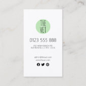 Dierlijk Visitekaartje (Achterkant)