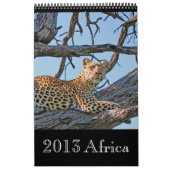 Dierlijk wild Afrika 2013 (ELK JAAR) Kalender (Hoes)