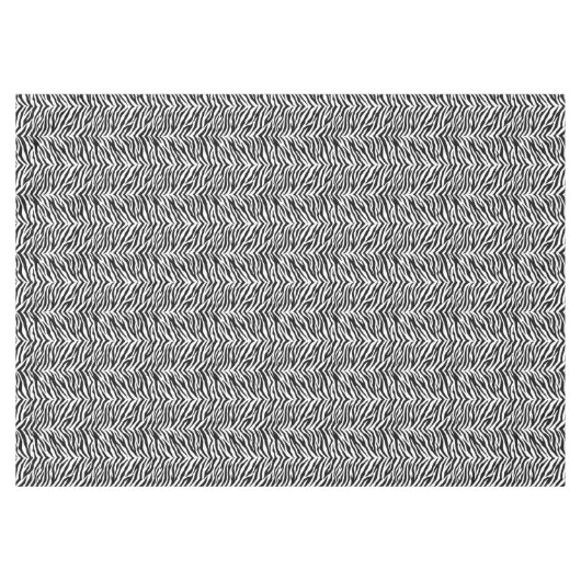Dierlijk Zebra tafelkleed tafelkleed (Voorkant (Horizontaal))