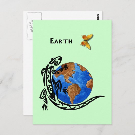 Dierlijke Aarde Briefkaart (Voorkant / Achterkant)