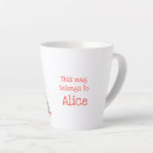 Dierlijke ABC A is bestemd voor aardvarklatte mok (Rechterhoek)